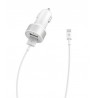 Devia Smart Series Dual USB Car Charger Suit with Lightning Cable (MFi)(2.4A,2USB) white