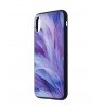 Tellur Cover Glass print for iPhone XS feather