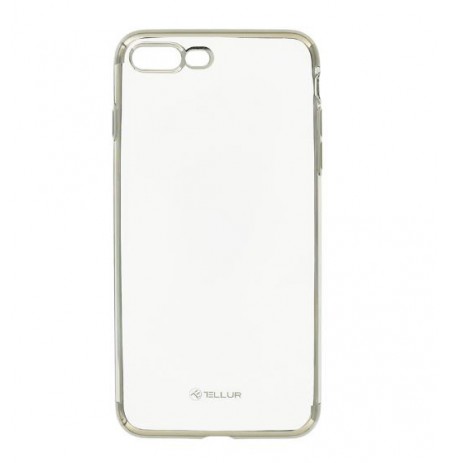 Tellur Cover Silicone Electroplated for iPhone 8 Plus silver