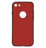 Tellur Cover Glass DUO for iPhone 8 red
