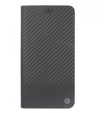 Tellur Book Case Carbon for iPhone XS black