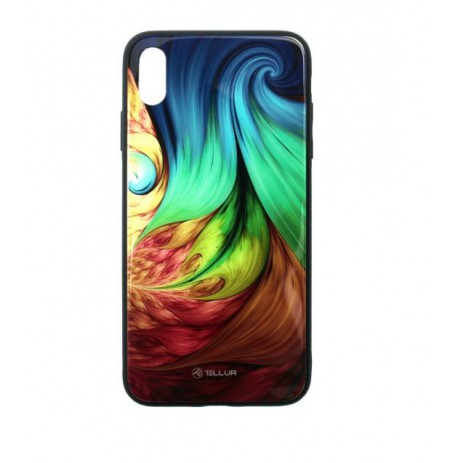Tellur Cover Glass print for iPhone XS MAX mesmeric