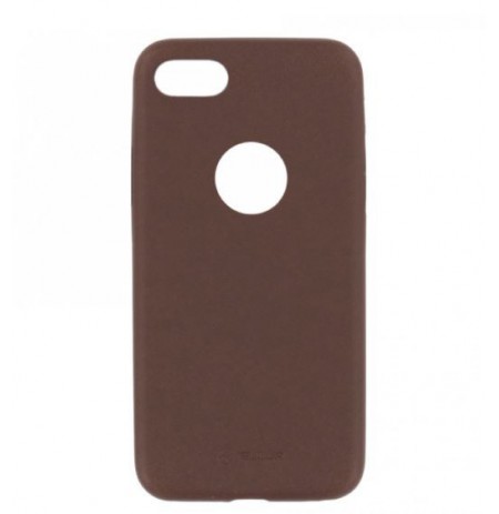 Tellur Cover Slim Synthetic Leather for iPhone 8 brown