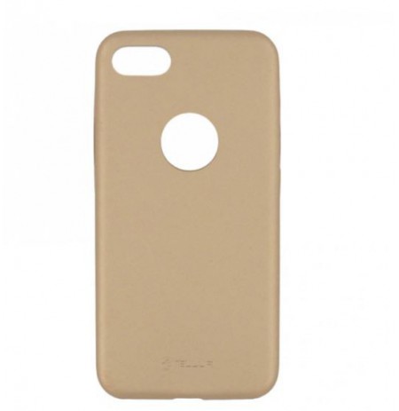 Tellur Cover Slim Synthetic Leather for iPhone 8 gold