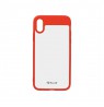 Tellur Cover Hybrid Matt Bumper for iPhone X/XS red