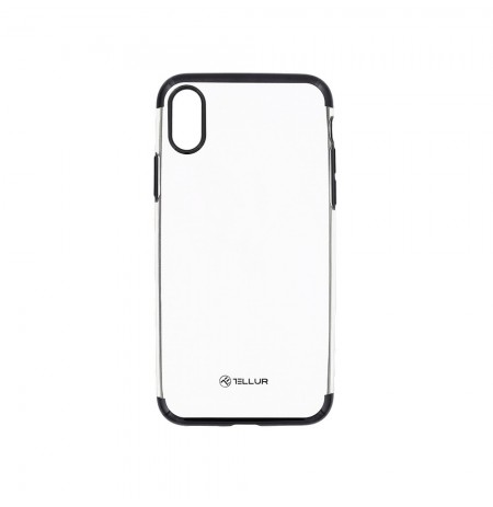 Tellur Cover Silicone Electroplated for iPhone X/XS black