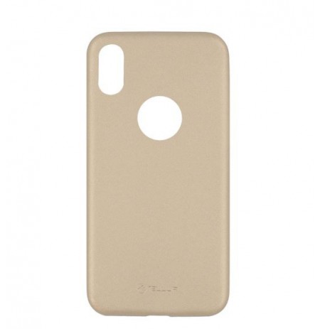 Tellur Cover Slim Synthetic Leather for iPhone X/XS gold