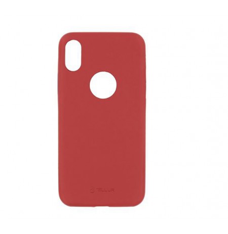 Tellur Cover Slim Synthetic Leather for iPhone X/XS red