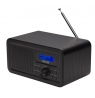 DAB+/FM radio Denver DAB-30 with wooden case black
