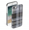 Krusell Limited Cover Apple iPhone 8/7 plaid dark grey
