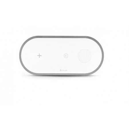 Devia 3In1 Charger for smart phone & Applewatch & Earphone V4 (10W) white