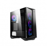 MSI MPG GUNGNIR 110R Mid Tower Gaming Computer Case Black, USB 3.2 Gen2 Type C, 4x 120mm ARGB Fan, Mystic Light Sync, 1 to 6