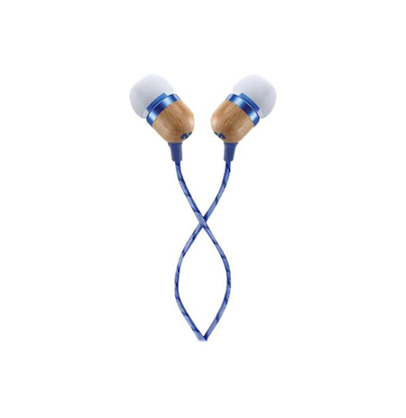 Marley Smile Jamaica Earbuds, In-Ear, Wired, Microphone, Denim