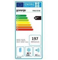 Gorenje | Freezer | FN4172CW | Energy efficiency class E | Upright | Free standing | Height 169.1 cm | Total net capacity 194 L