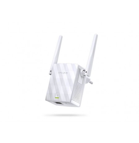 TP-LINK 300MBit WLAN N Repeater wall-mountable Qualcomm Chipsatz 2T2R 2.4GHz 802.11b/g/n 1 10/100M LAN 2 fixed antennas