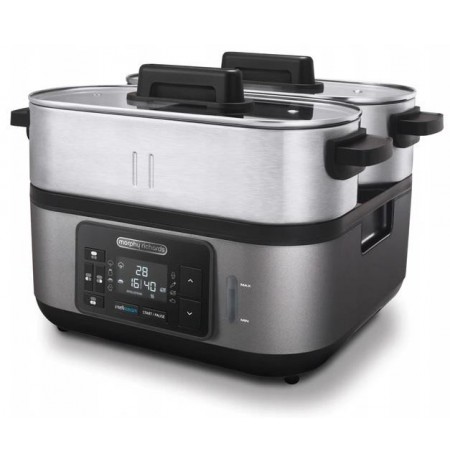 Morphy Richards 48780 steam cooker 3 basket(s) Black,Stainless steel 1600 W
