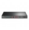 TP-LINK TL-SL1218P network switch Fast Ethernet (10/100) Black Power over Ethernet (PoE)