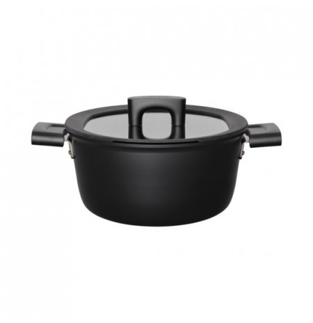Fiskars Hard Face puodas 3,5 L, 22 cm su dangčiu (1052227)