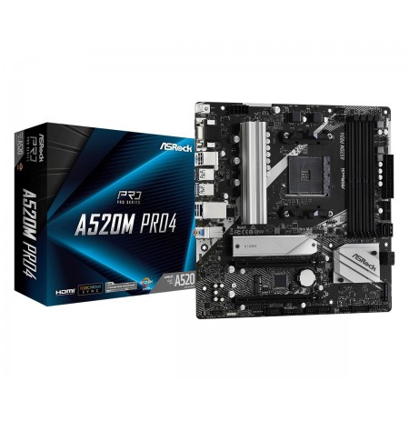 Asrock A520M Pro4 Socket AM4 micro ATX