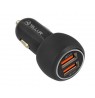Tellur Dual USB Car Charger With QC 3.0, 6A black