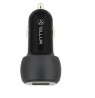 Tellur Dual USB Car Charger With QC 3.0, 6A black