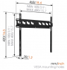 Vogels Wall mount, MA3000-A, Fixed, 32-55 ", Maximum weight (capacity) 60 kg, VESA 100-400 mm, Black