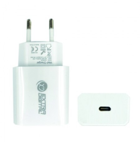 Kroviklis, USB Type-C: 220V, 18W, PD