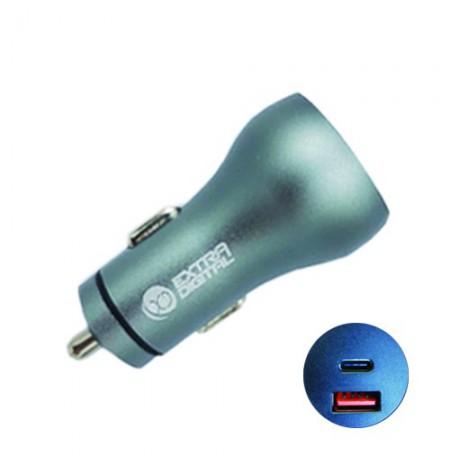 Kroviklis, USB 3.0+ Type-C: 12-24V, 36W, QC3.0+ PD