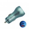 Kroviklis USB 3.0+ Type C: 12-24V, 36W, QC3.0+ PD