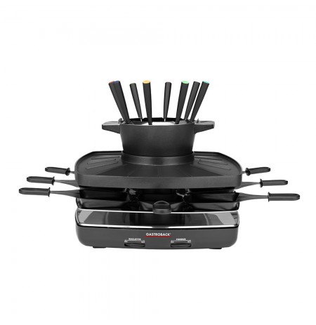 Gastroback 42567 Raclette fondue set family and friends