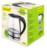 Feel-Maestro MR062 electric kettle 1.2 L Black, Transparent 1630 W