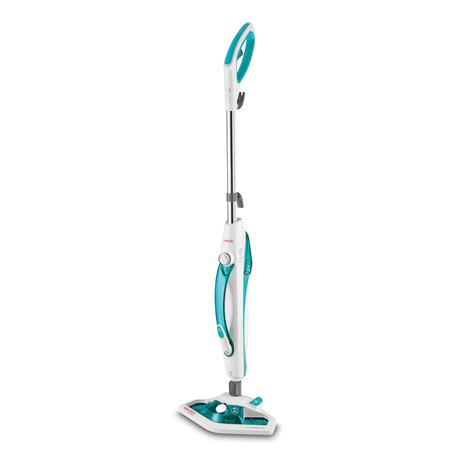 Polti Steam mop Vaporetto SV450_Double 1500 W, Handstick 2in1, 7.5 m, White/Blue