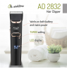 Adler Hair Clipper AD 2832 Cordless or corded, Number of length steps 4, Black