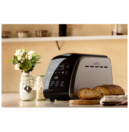 ETA Bread maker Delicca II ETA714990030 Power 850 W, Number of programs 12, Display Yes, Black/Stainless steel