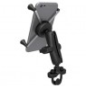 RAM Mounts X-Grip Large Phone Mount with Handlebar U-Bolt Base