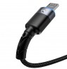 Tellur Data cable, USB to Micro USB, LED, Nylon Braided, 1.2m black