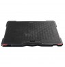 Tellur Cooling pad Basic 17, 5 fans, LED, black