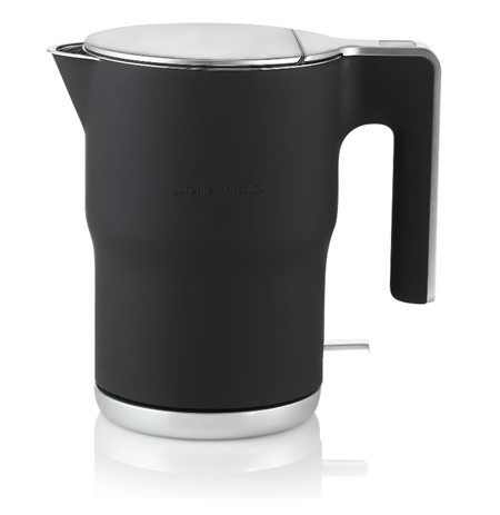 Gorenje Kettle K15ORAB Electric, 2400 W, 1.5 L, Stainless Steel, Black, 360° rotational base