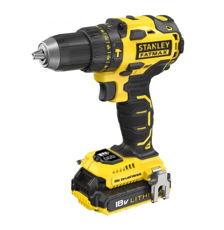 Stanley FMC627D2-QW drill Keyless 1800 RPM Black, Yellow