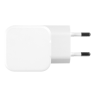 DELTACO USB-C sieninis įkroviklis 30 W su PD ir GaN technologija, baltas USBC-GAN01