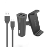 Car Holder Airvent Car Charger 2usb 2,4a+type C by Muvit Black