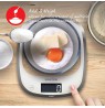 Salter 1050 WHDR White Curve Glass Electronic Digital Kitchen Scales