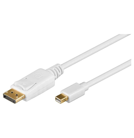 Goobay Mini DisplayPort adapter cable 1.2 52858 1 m, Gold-Plated connectors