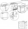 Montuojama orkaitė su daliniu garu Electrolux EOD3C70TK SteamBake 600, juoda