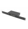 Lanberg RSFE-8P-2GE-120 network switch Unmanaged Gigabit Ethernet (10/100/1000) Power over Ethernet (PoE) 1U Black