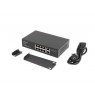 Lanberg Switch PoE+ Rack 10"/19" RSFE-8P-2GE-120