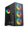 SAVIO PC Case Raptor X1 ARGB Glass/Mesh Black