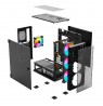 SAVIO PC Case Raptor X1 ARGB Glass/Mesh Black