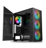SAVIO PC Case Raptor X1 ARGB Glass/Mesh Black