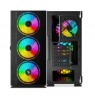 SAVIO PC Case Raptor X1 ARGB Glass/Mesh Black